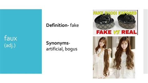 fake bogus imitation artificial